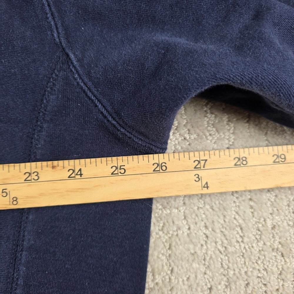 Vintage Steve and Barrys Men XL Michigan Wolverines Hoodie Navy Blue Heavyweight - Picture 5 of 8